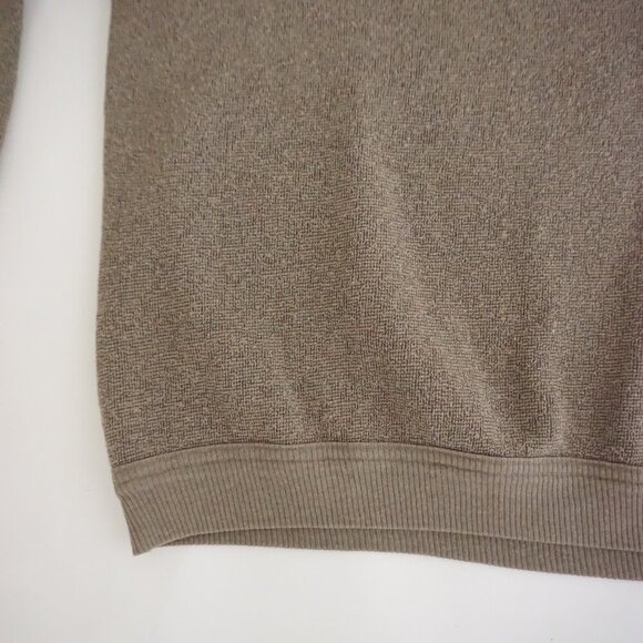 VTG Dawson City Yukon Embroidered Wildlife Fleece Lined Crewneck Sweatshirt L - Picture 9 of 11